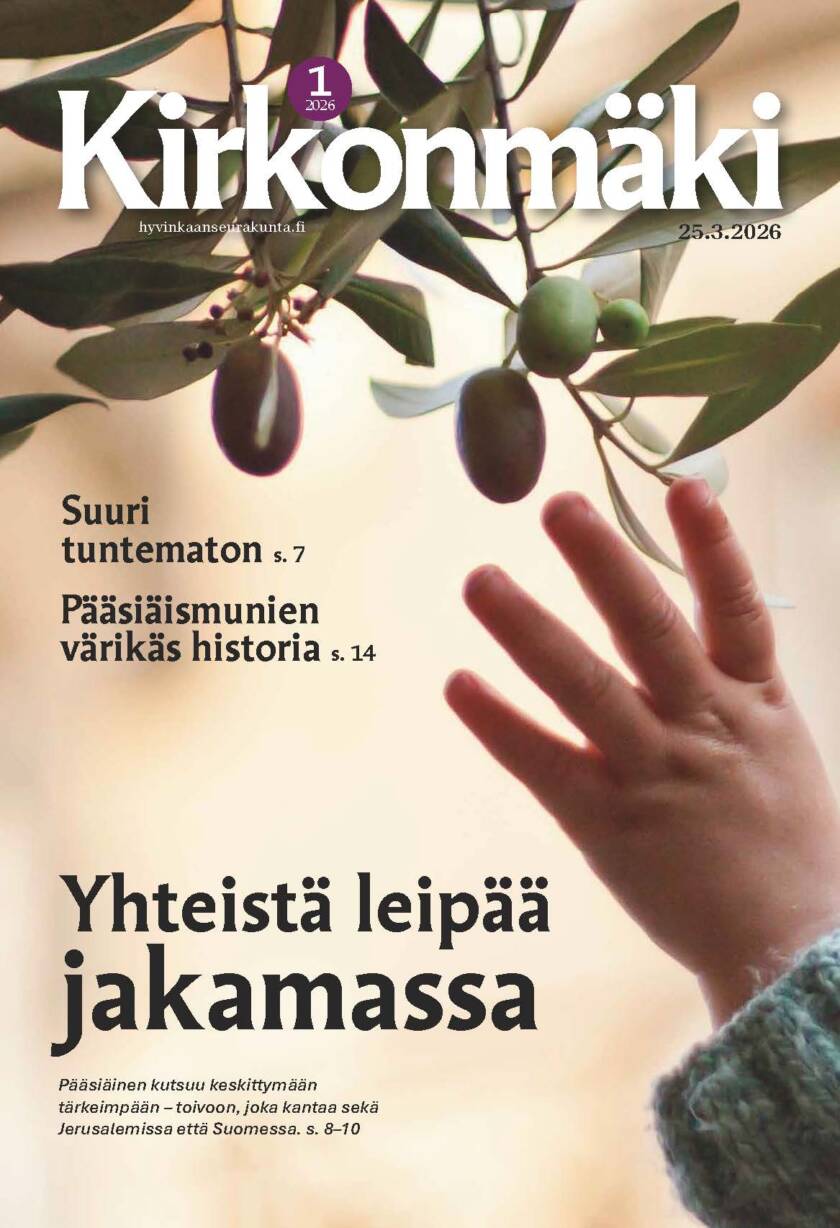 Kirkonmäki lehden 1/2026 kansikuva