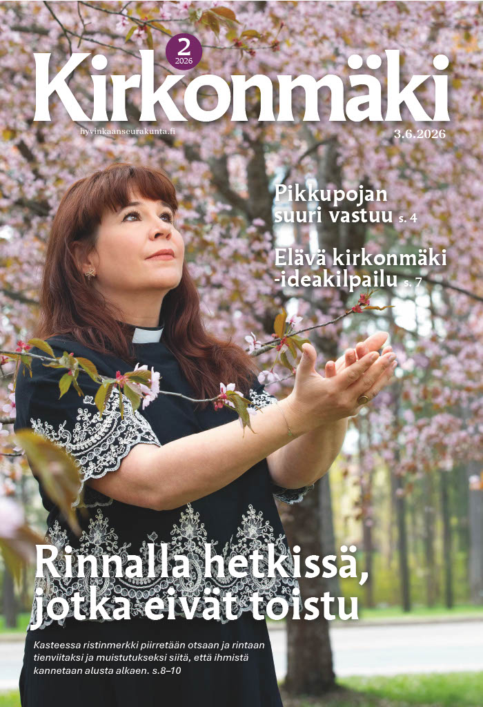 Kirkonmäki-lehden kansi.